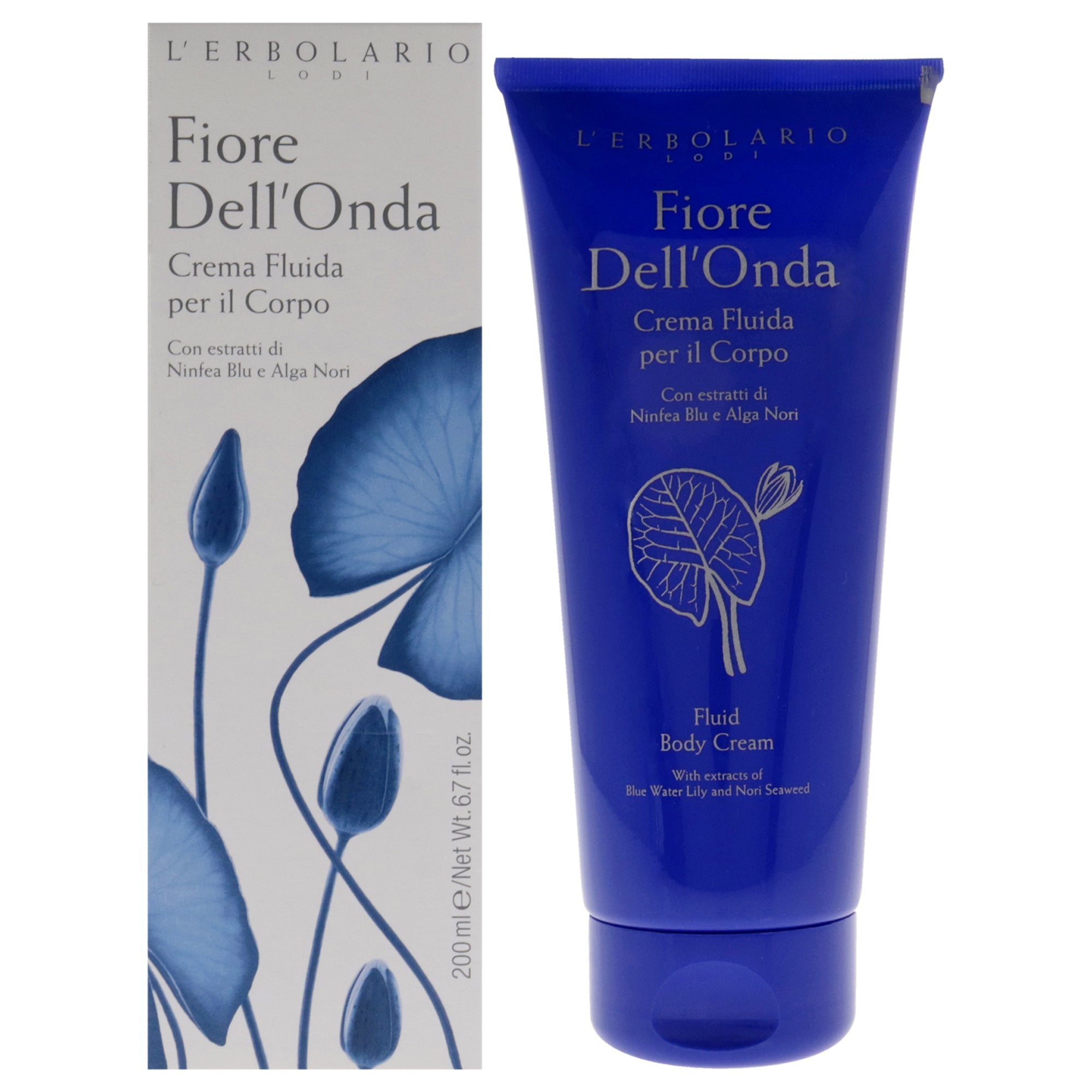 LErbolario Fluid Body Cream - Fiore DellOnda -Thefragrancemart.com