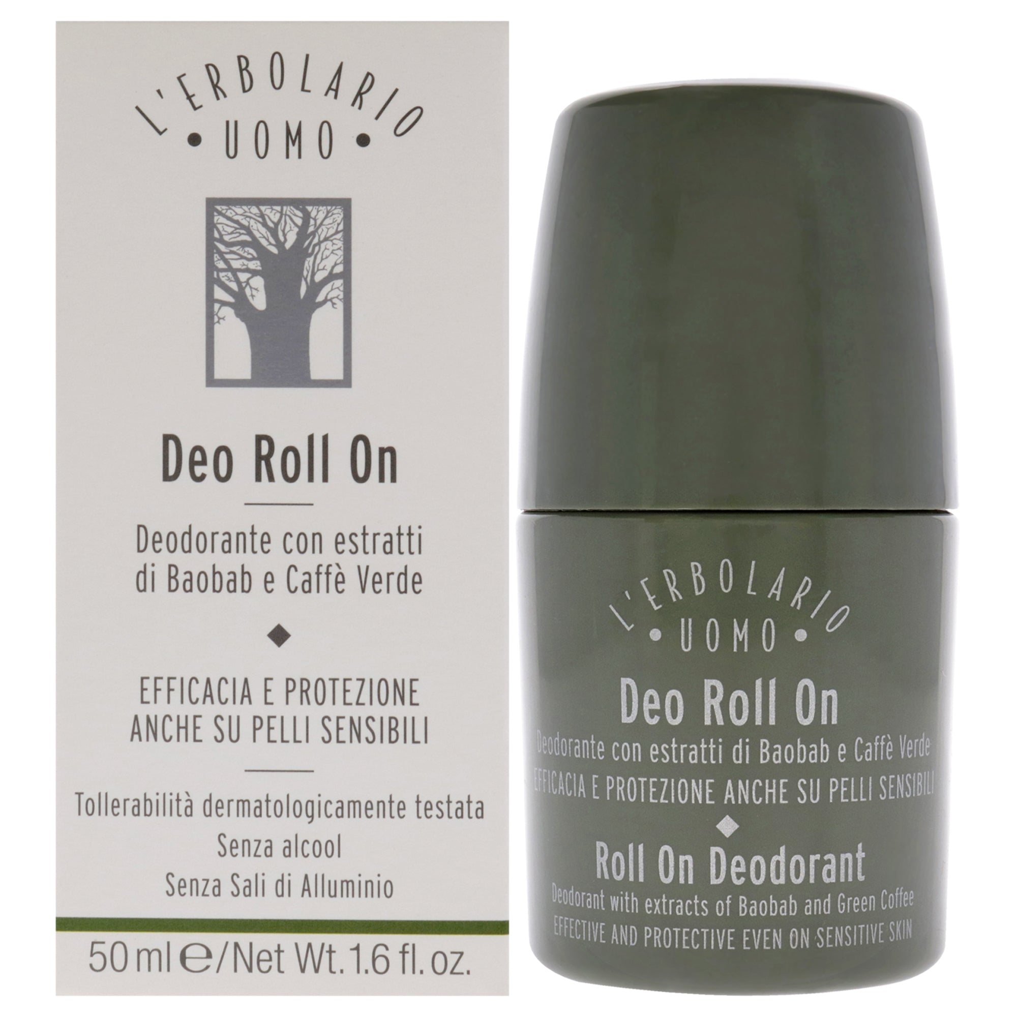 LErbolario Uomo Roll On Deodorant -Thefragrancemart.com
