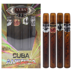 Cuba America 4 Pc Gift Set-Thefragrancemart.com