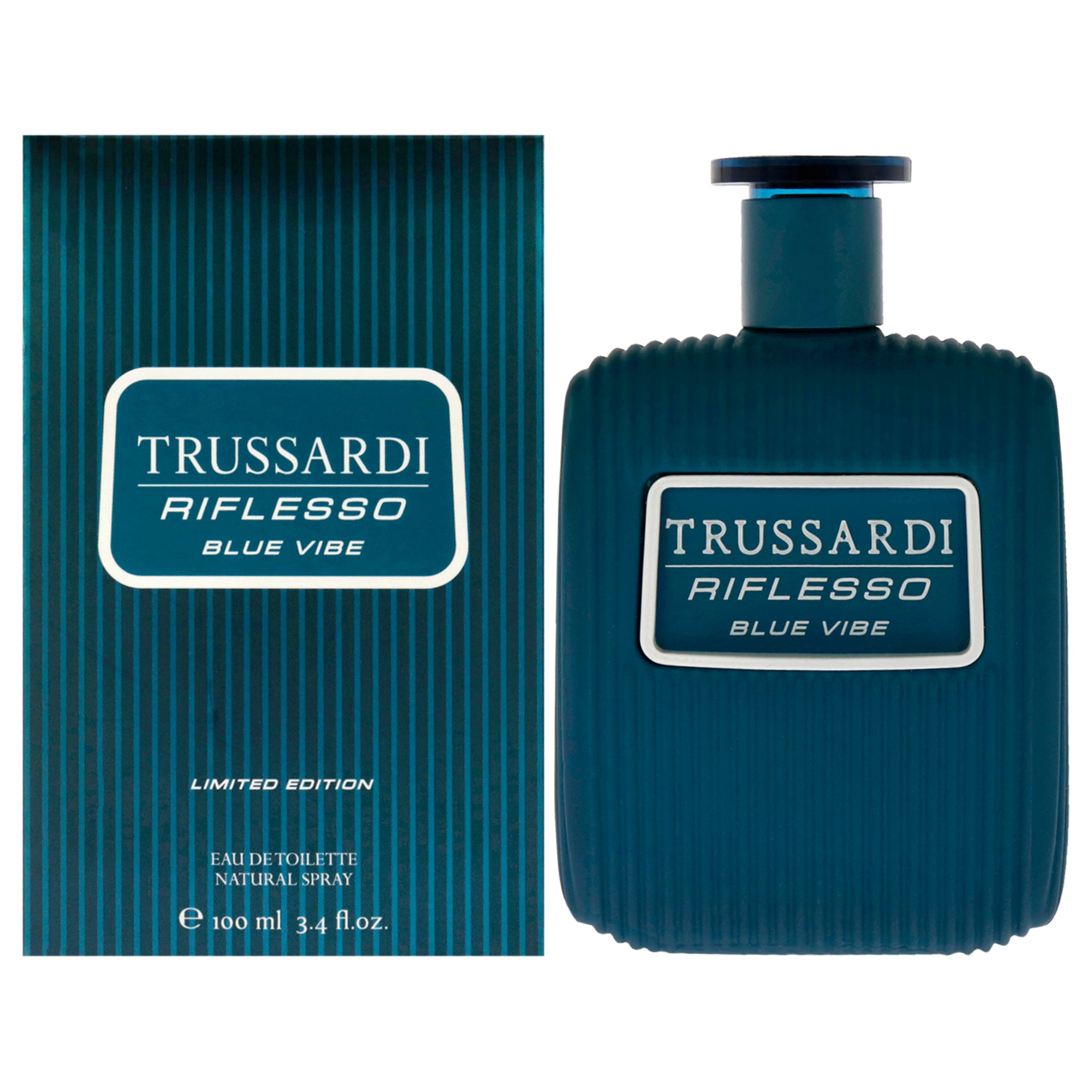 Trussardi Riflesso Blue Vibe Limited Edition Eau De Toilette-Thefragrancemart.com