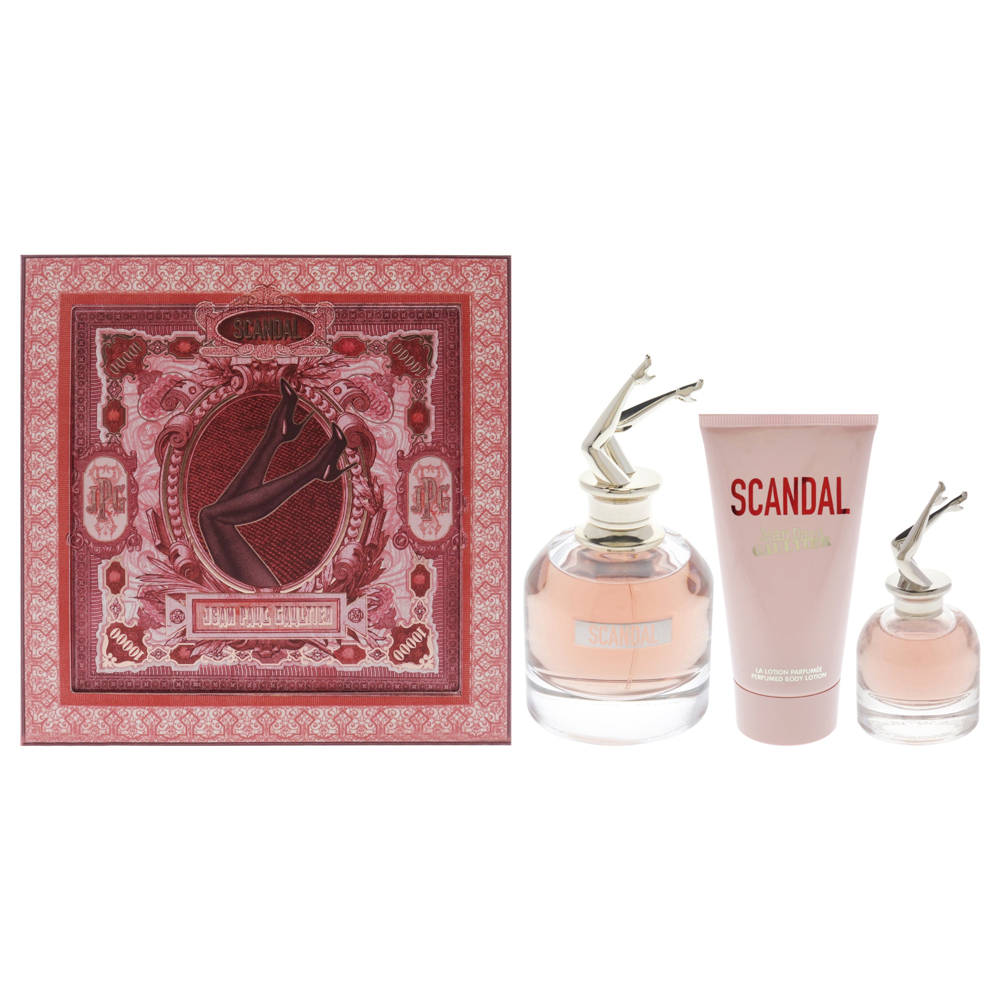 Jean Paul Gaultier Scandal 3 Pc Gift Set-Thefragrancemart.com