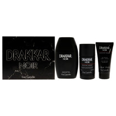 Guy Laroche Drakkar Noir 3 Pc Gift Set-Thefragrancemart.com