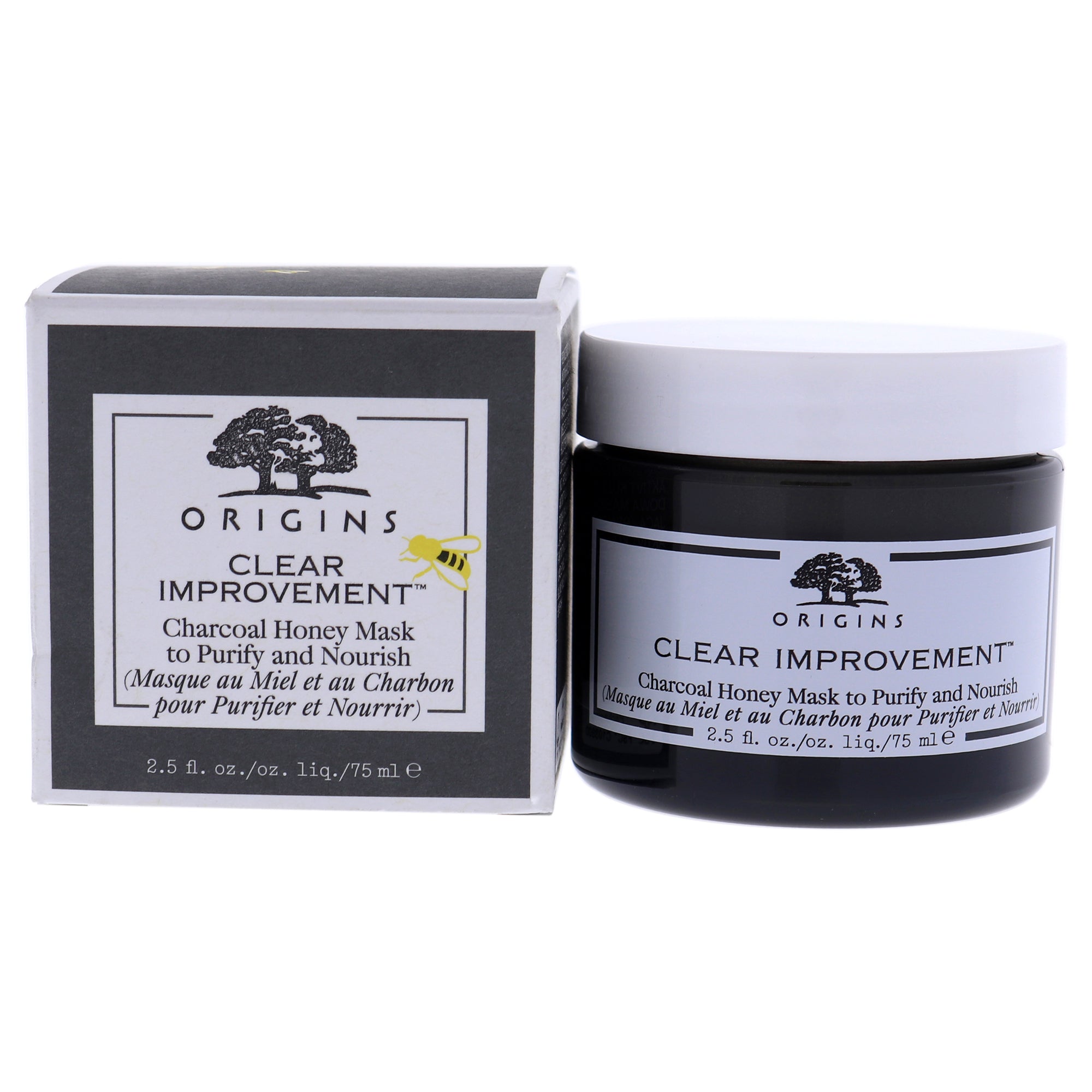 Origins Clear Improvement Charcoal Honey Mask to Purify and Nourish -Thefragrancemart.com