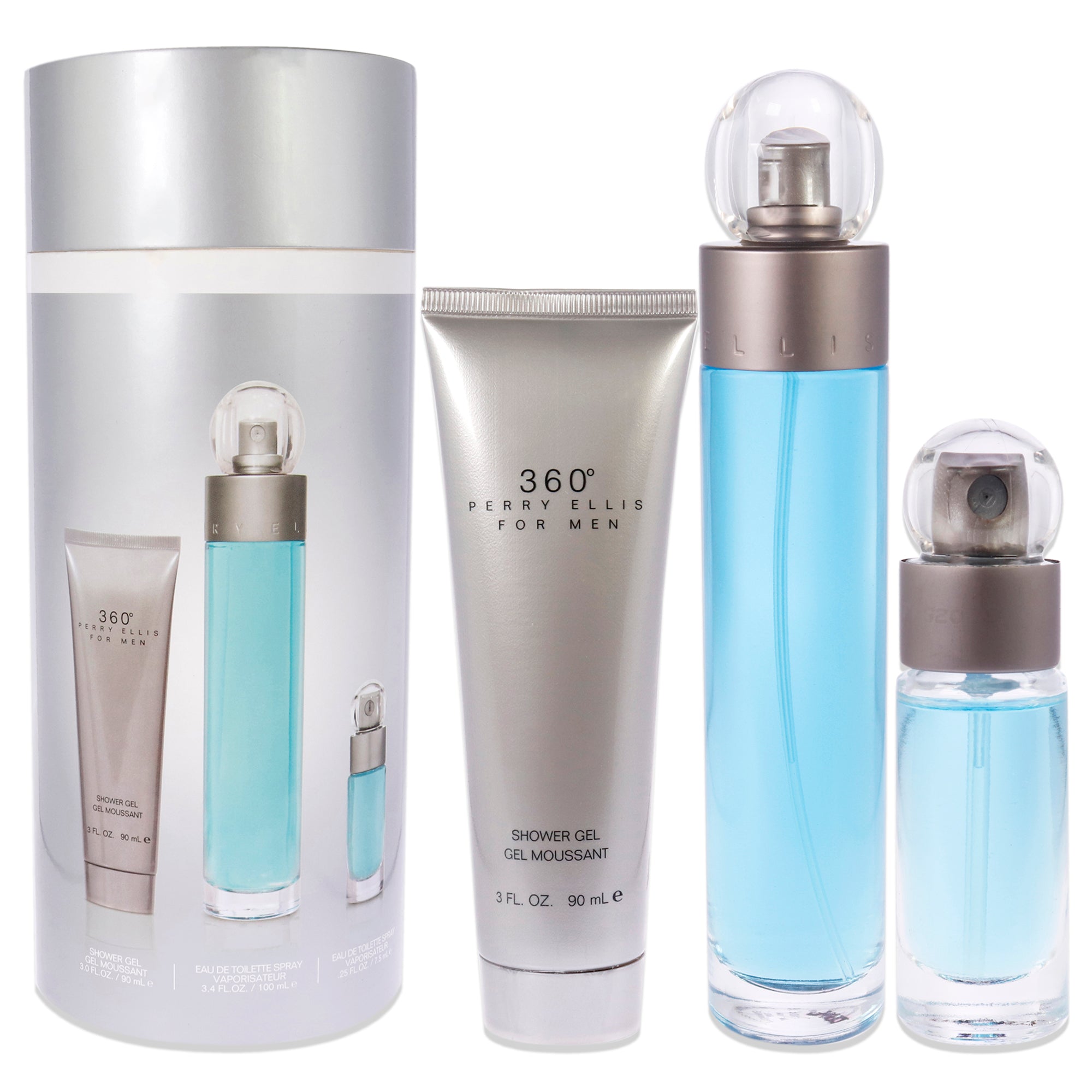 Perry Ellis 360 3 Pc Gift set-Thefragrancemart.com