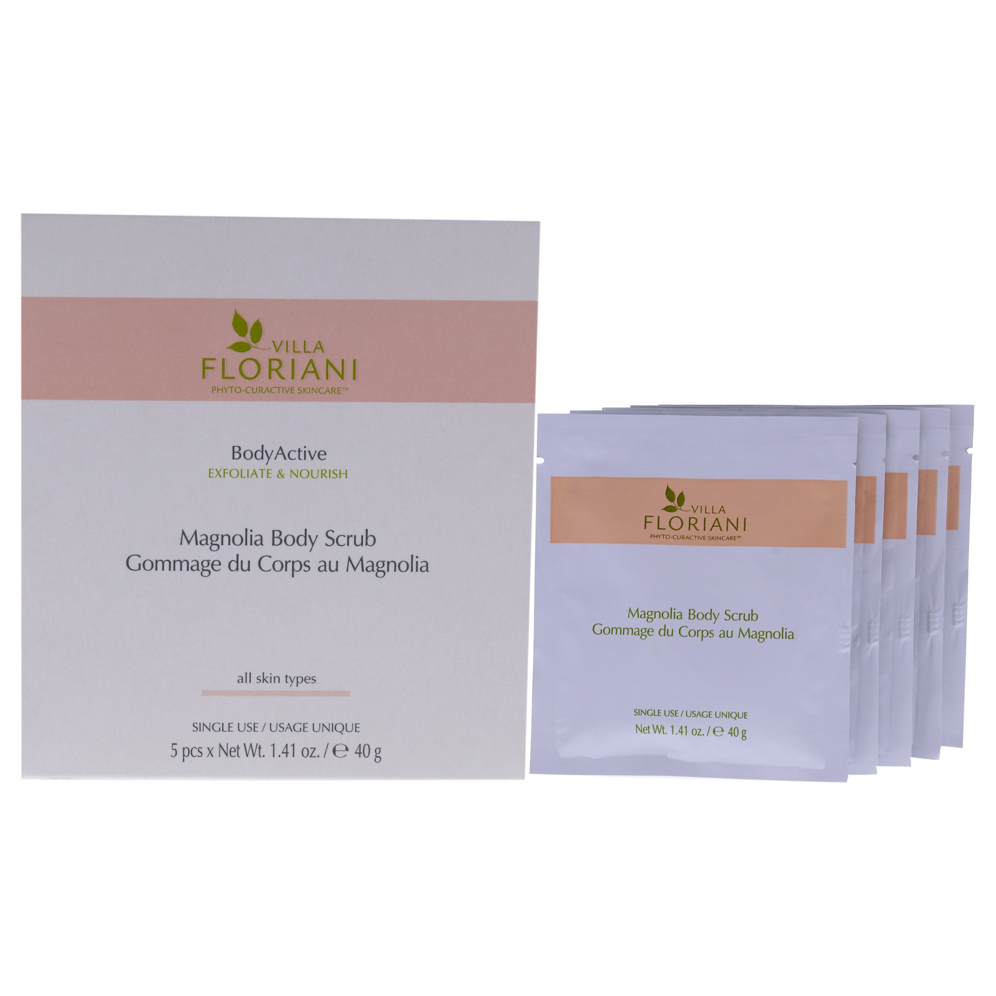 Villa Floriani BodyActive Body Scrub - Magnolia -Thefragrancemart.com