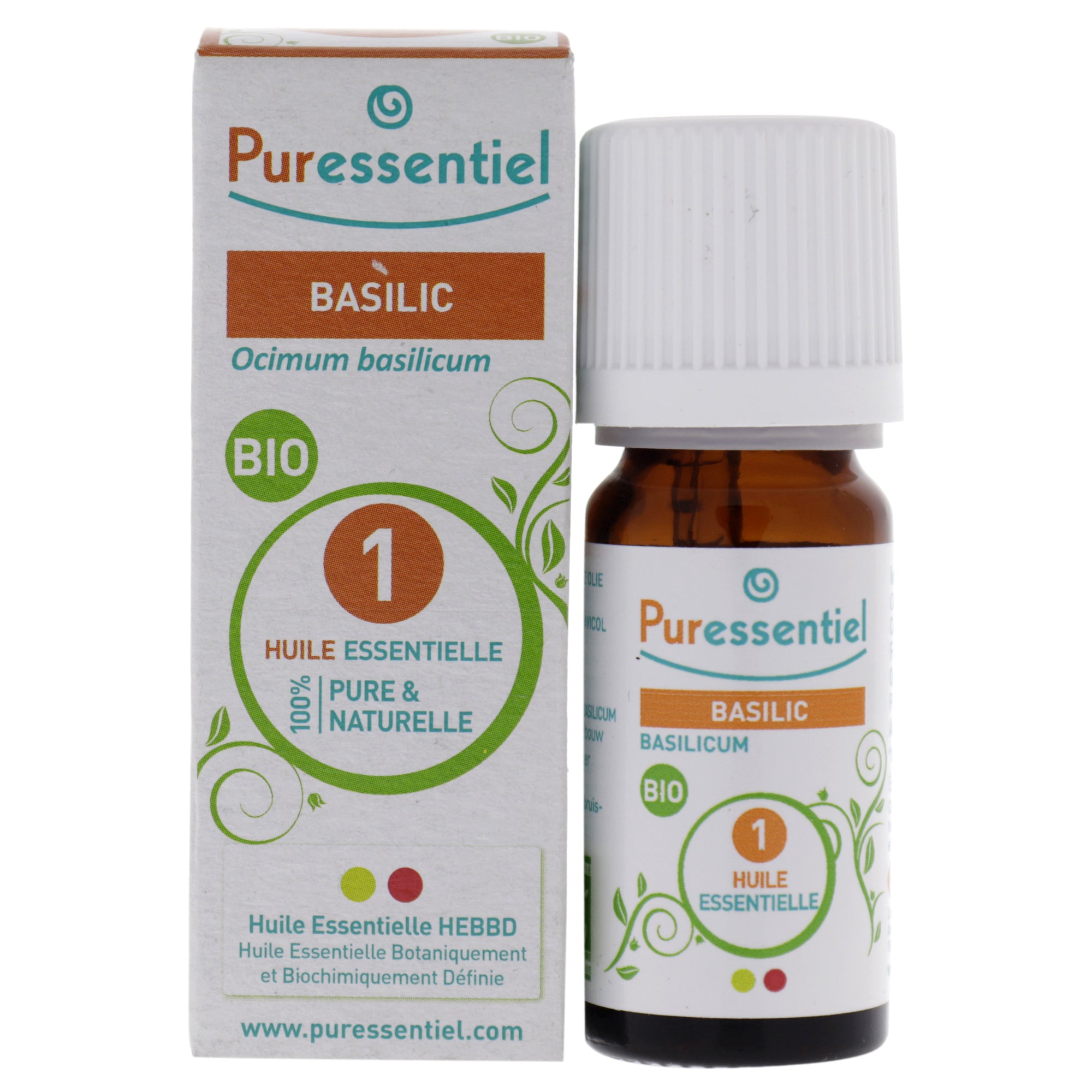 Puressentiel Organic Essential Oil - Basil -Thefragrancemart.com