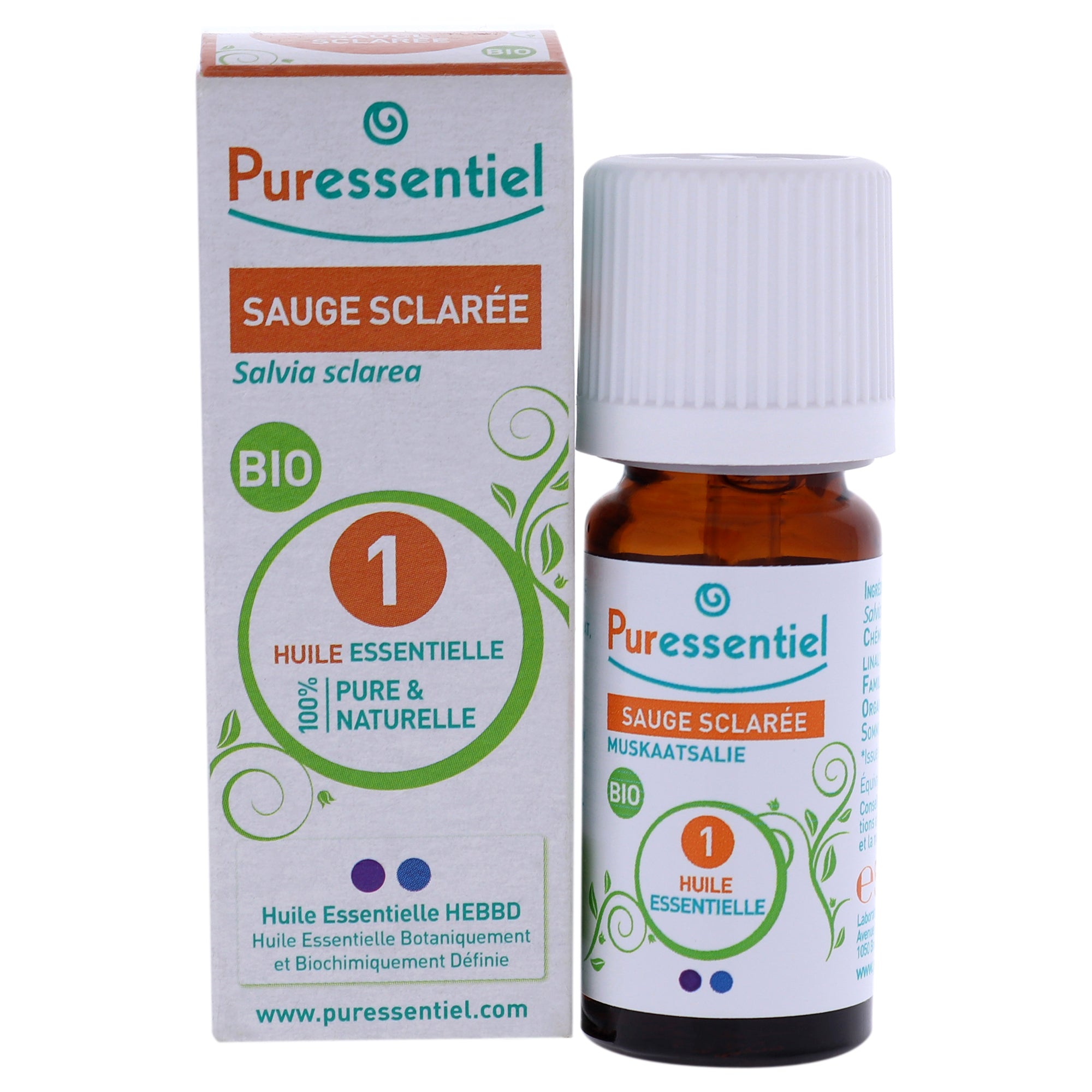 Puressentiel Organic Essential Oil - Sage Clary -Thefragrancemart.com
