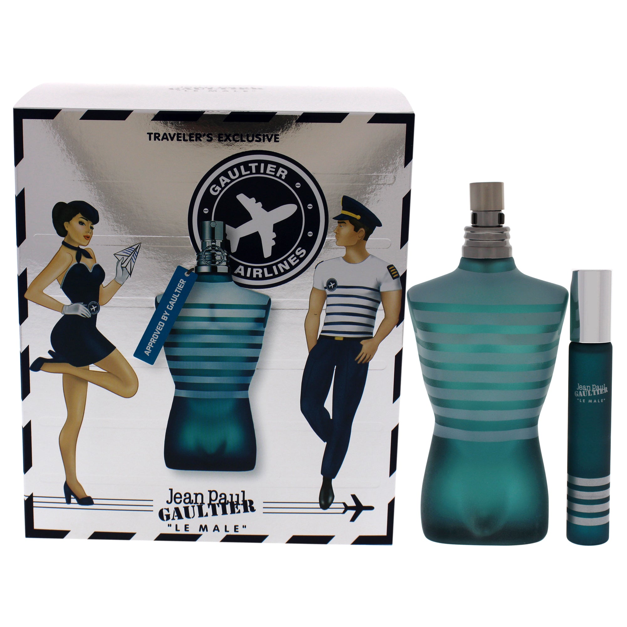 Jean Paul Gaultier Le Male 2 Pc Gift Set-Thefragrancemart.com