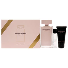 Narciso Rodriguez 3 Pc Gift Set-Thefragrancemart.com