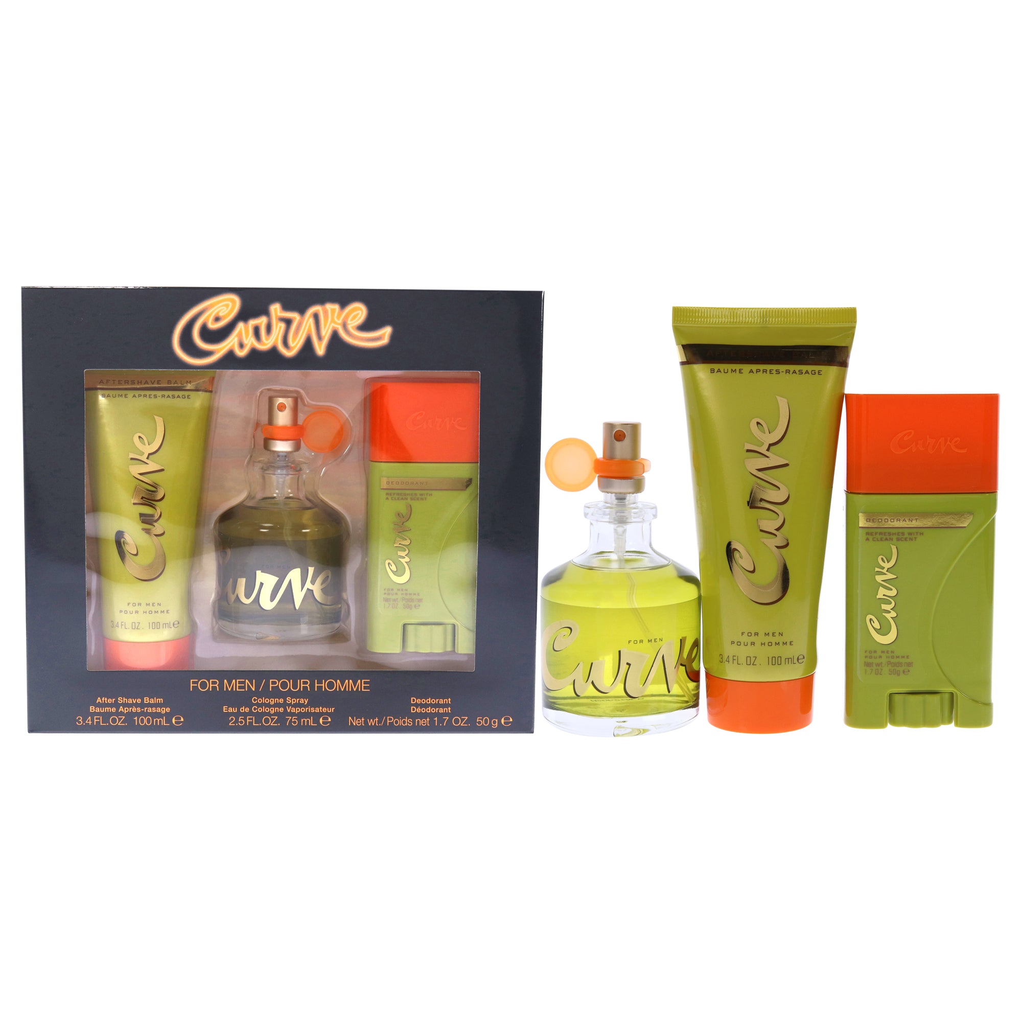 Liz Claiborne Curve 3 Pc Gift Set-Thefragrancemart.com