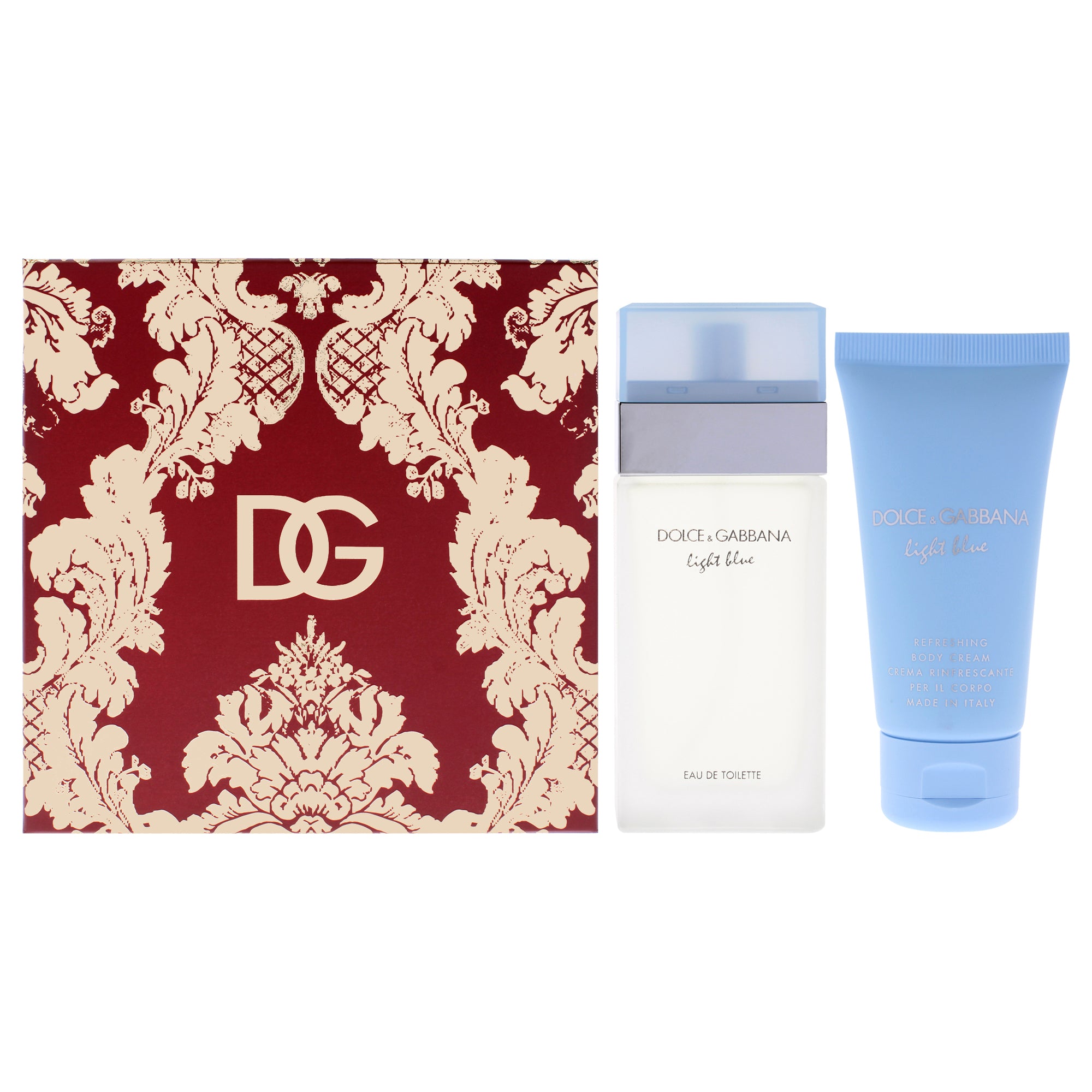 Dolce and Gabbana Light Blue 2 Pc Gift Set-Thefragrancemart.com