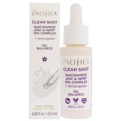 Pacifica Clean Shot Niacinamide Zinc and Hemp 10 Percent Complex -Thefragrancemart.com