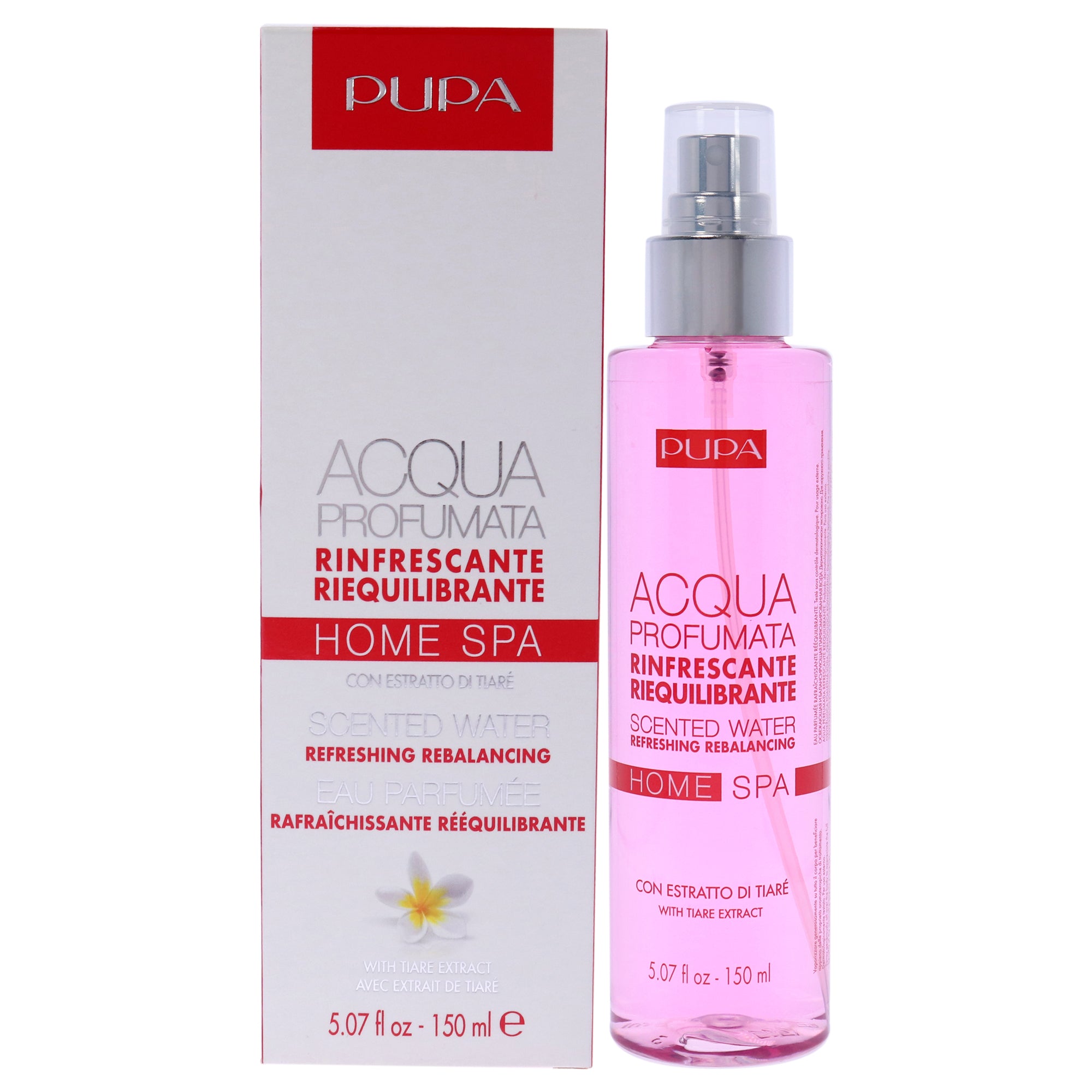 Pupa Milano Home Spa Refreshing Rebalancing Scented Water - 007 Tiare Extract -Thefragrancemart.com