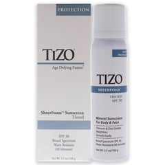 Tizo SheerFoam Body And Face Tinted SPF 30 -Thefragrancemart.com