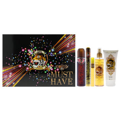 Cuba Must Have Tiger 5 Pc Gift Set-Thefragrancemart.com