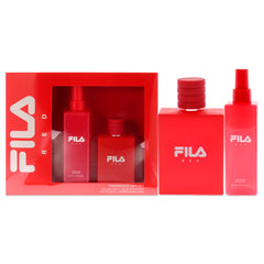 Fila Red 2 Pc Gift Set-Thefragrancemart.com