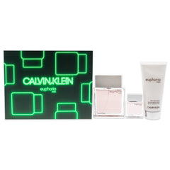 Calvin Klein Euphoria 3 Pc Gift Set-Thefragrancemart.com