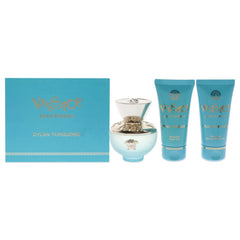 Versace Dylan Turquoise 3 Pc Gift Set-Thefragrancemart.com