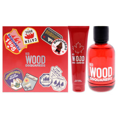 Dsquared2 Red Wood 2 Pc Gift Set-Thefragrancemart.com