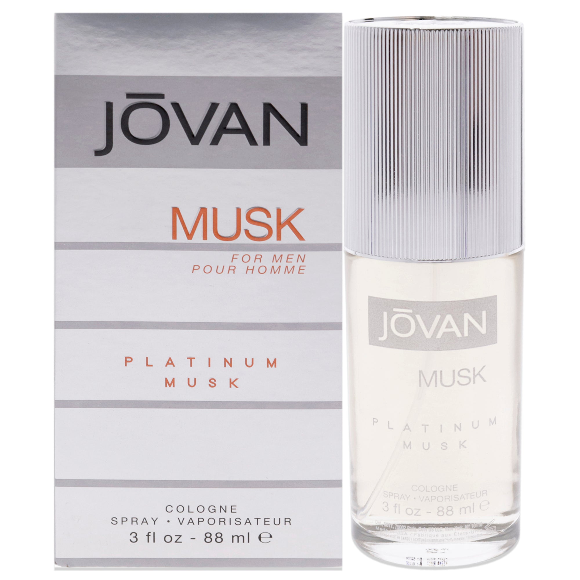 Jovan Platinum Musk Eau De Cologne-Thefragrancemart.com