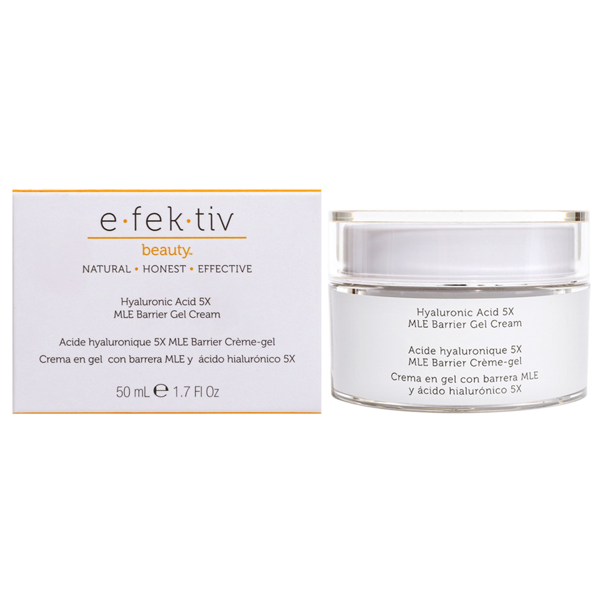 e.fek.tiv Hyaluronic Acid 5X MLE Barrier Gel Cream -Thefragrancemart.com