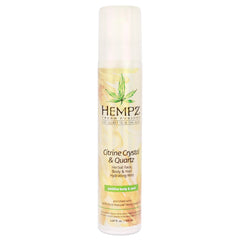 Hempz Fresh Fusions Citrine Crystal and Quartz Herbal Face, Body and Hair Hydrating Mist -Thefragrancemart.com