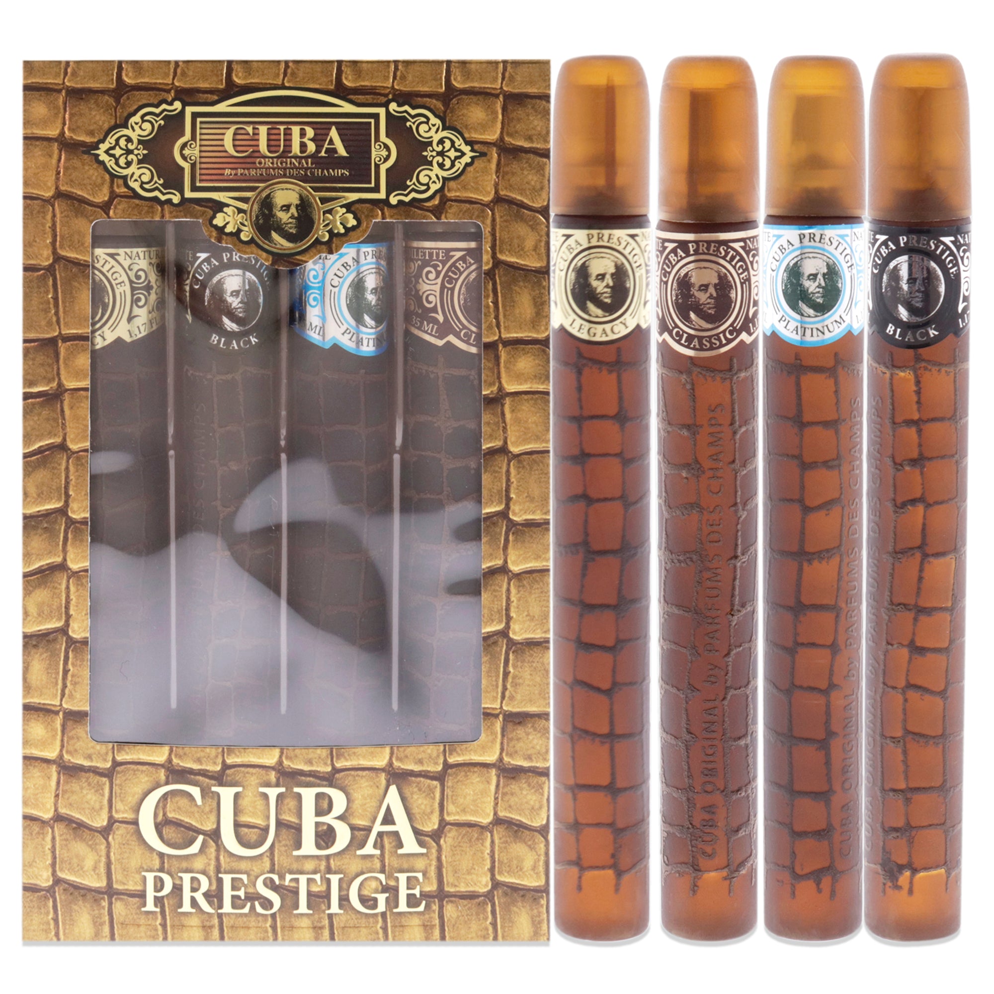 Cuba Prestige 4 Pc Gift Set-Thefragrancemart.com