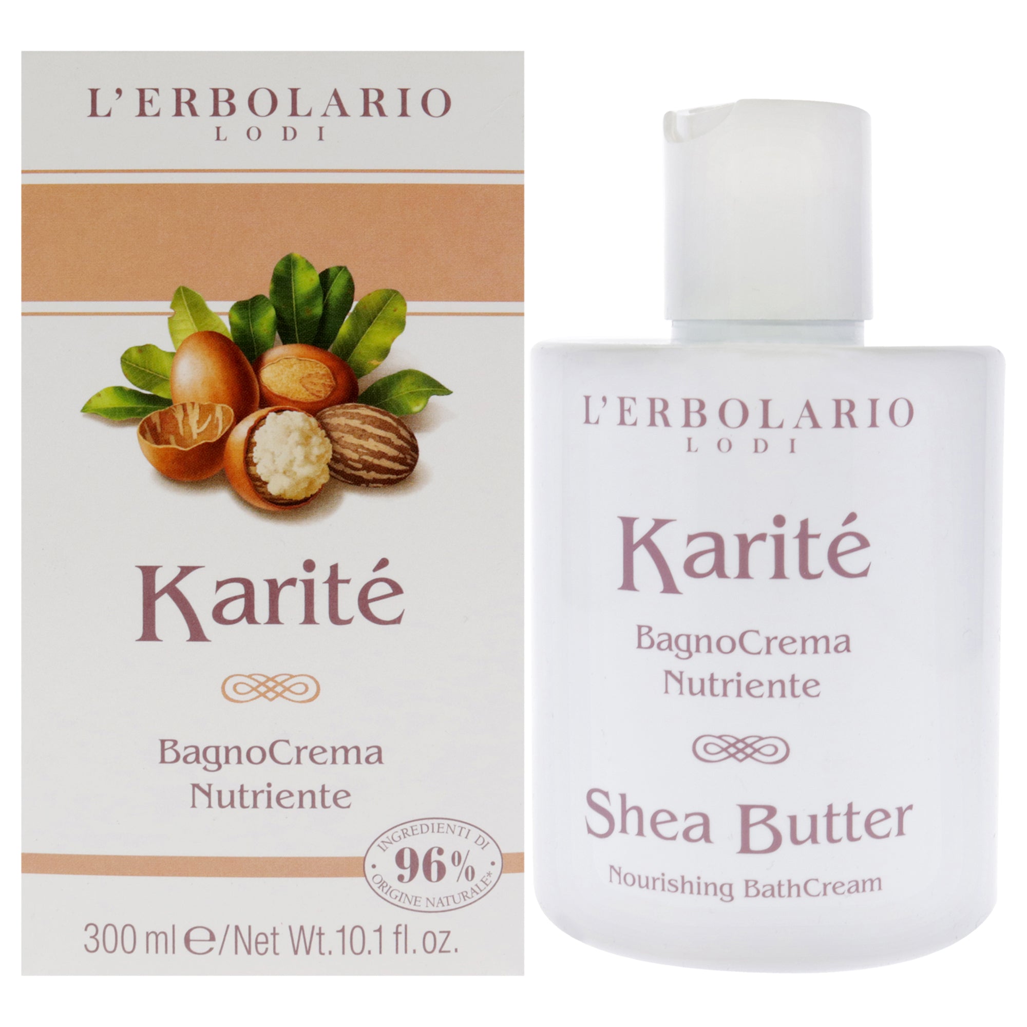 LErbolario Nourishing Bath Cream - Shea Butter -Thefragrancemart.com