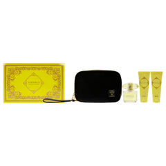 Versace Yellow Diamond 4 Pc Gift Set-Thefragrancemart.com