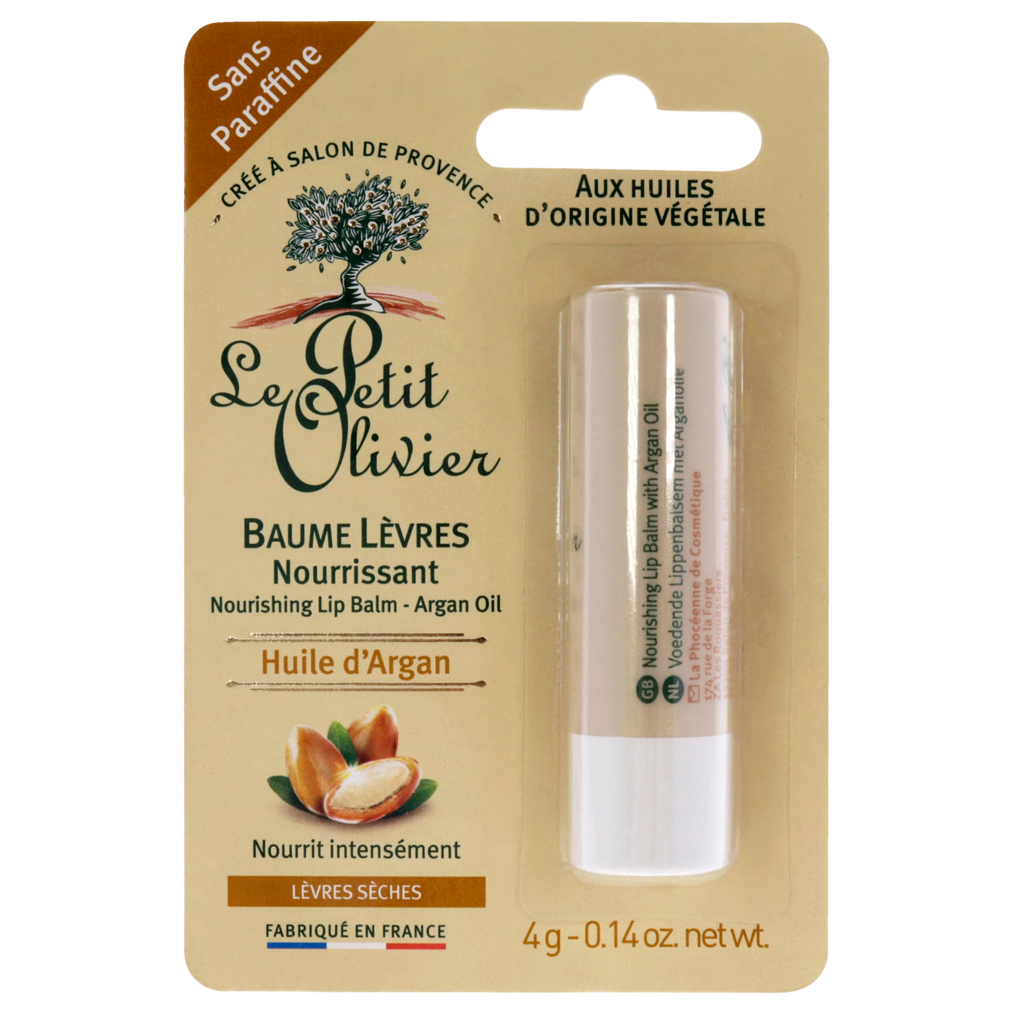 Le Petit Olivier Nourishing Lip Balm Stick - Argan Oil -Thefragrancemart.com