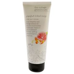 The Cottage Greenhouse Fine Salt Scrub - Grapefruit and Blood Orange -Thefragrancemart.com