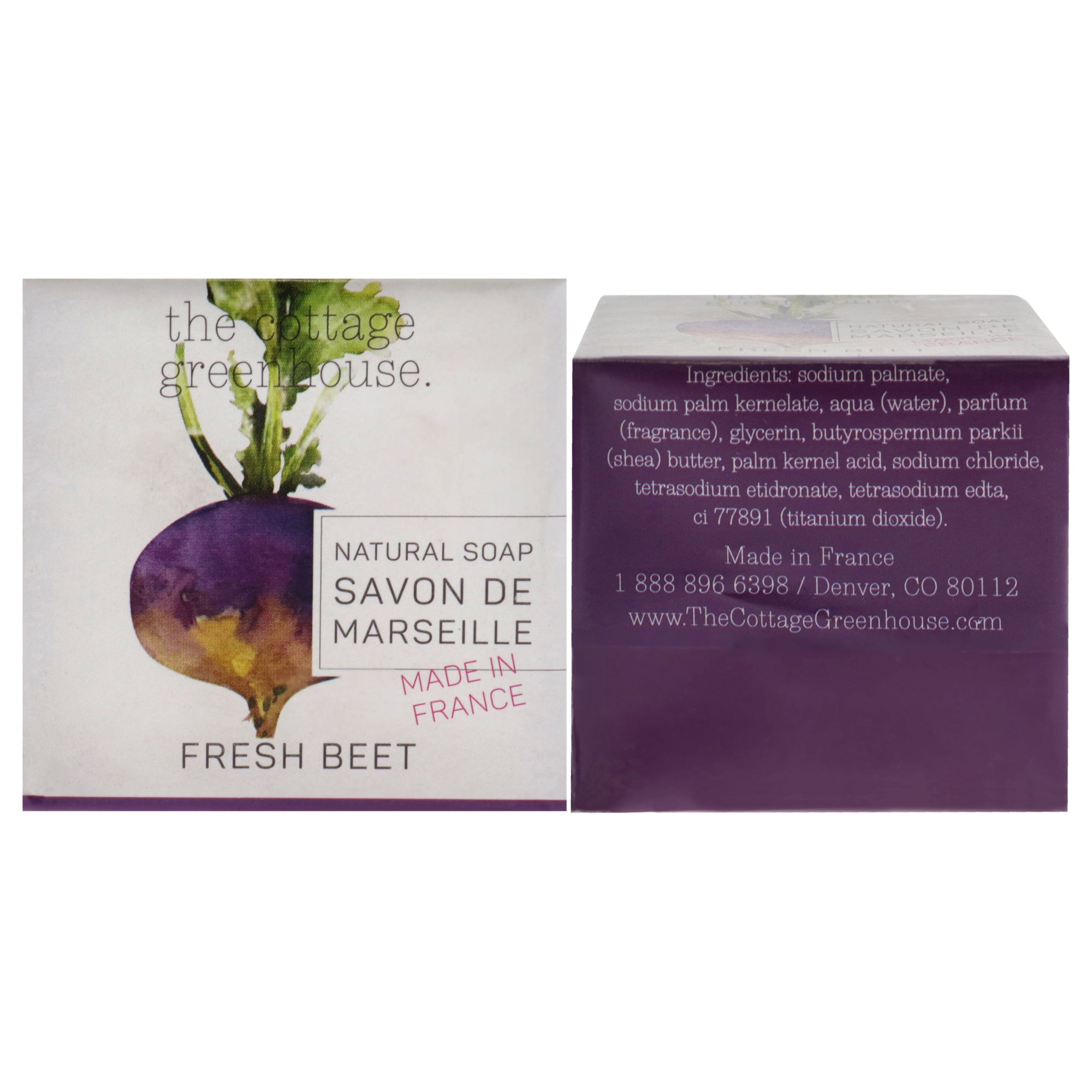 The Cottage Greenhouse Fresh Soap - Beet -Thefragrancemart.com