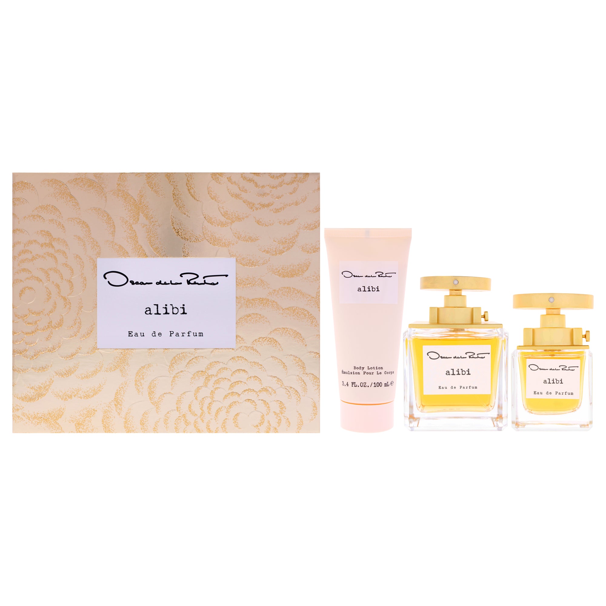 Oscar De La Renta Alibi 3 Pc Gift Set-Thefragrancemart.com