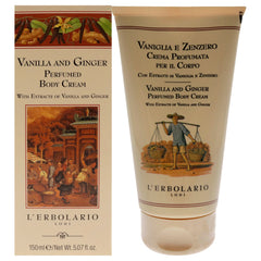 LErbolario Perfumed Body Cream - Vanilla and Ginger -Thefragrancemart.com