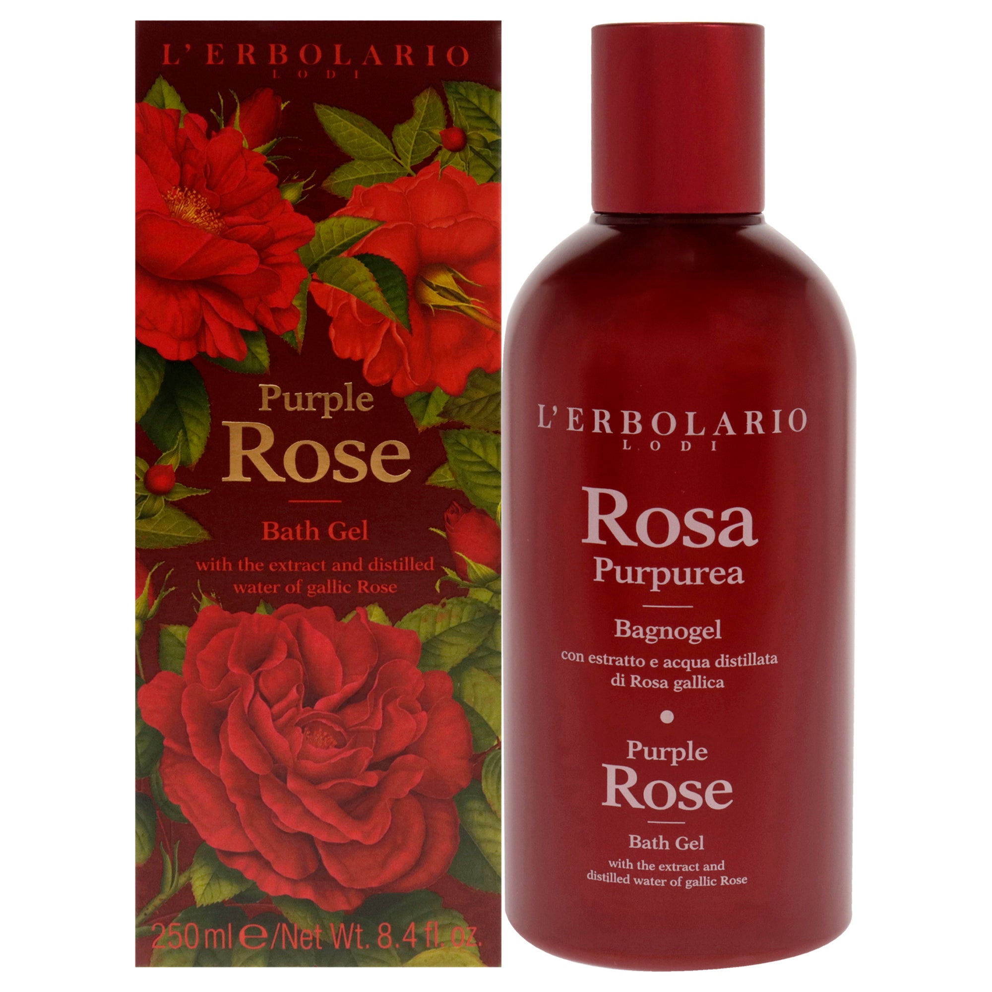 LErbolario Bath Gel - Purple Rose -Thefragrancemart.com