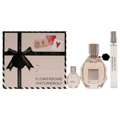 Viktor and Rolf Flowerbomb 3 Pc Gift Set-Thefragrancemart.com