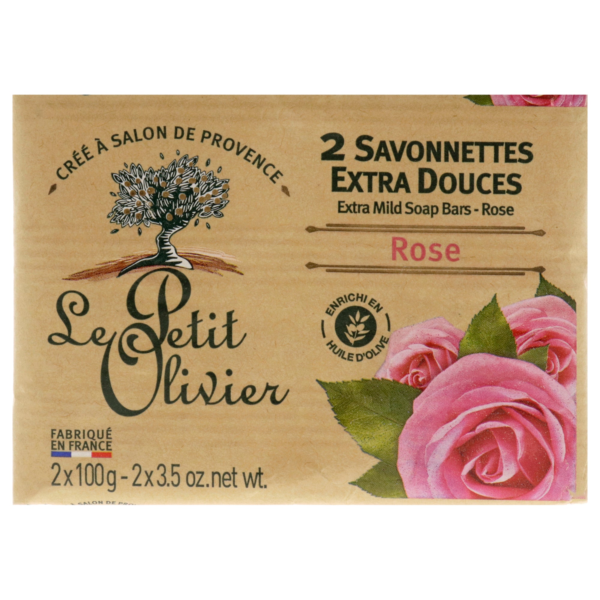 Le Petit Olivier Extra Mild Soaps - Rose -Thefragrancemart.com
