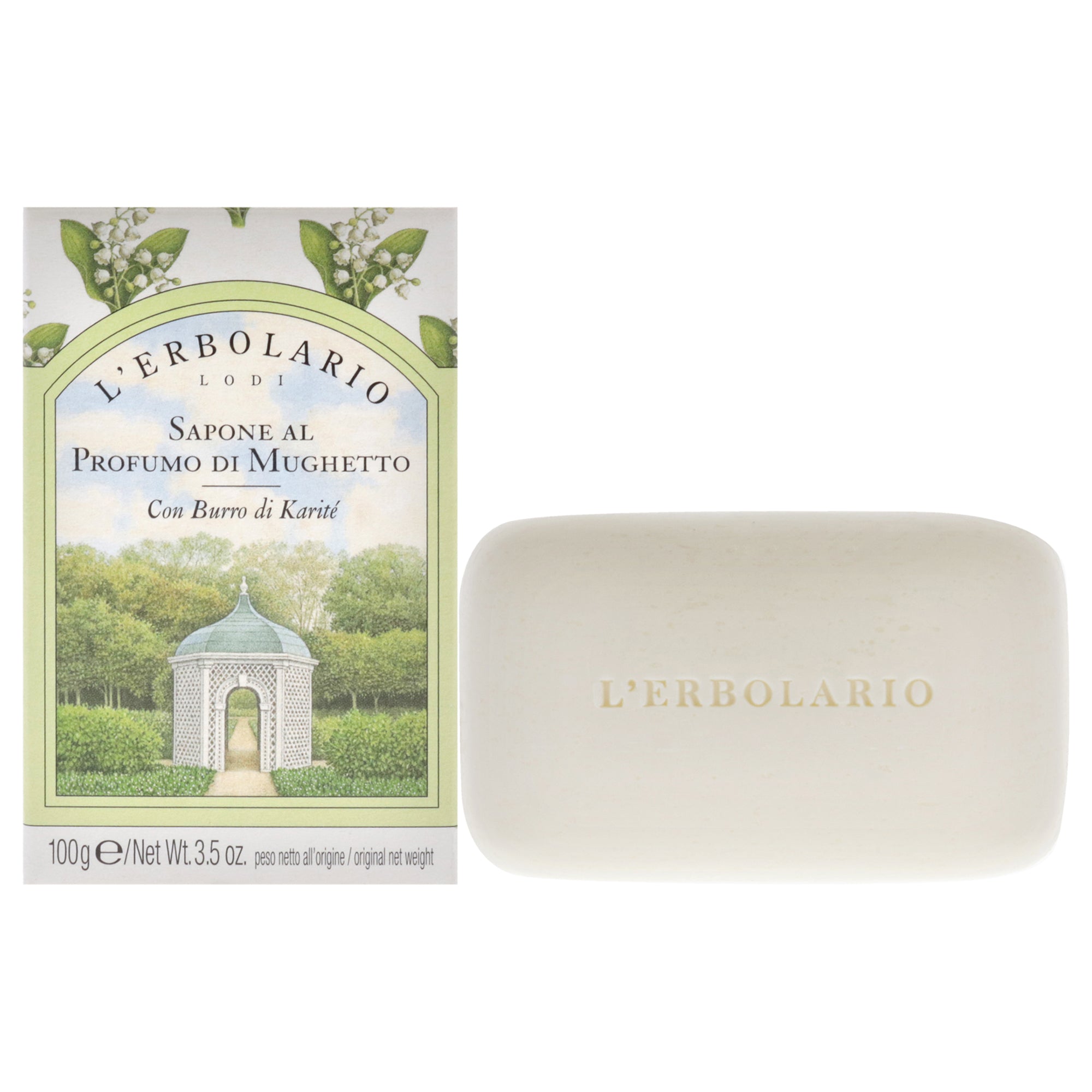 LErbolario Perfumed Soap - Lily of the Valley -Thefragrancemart.com