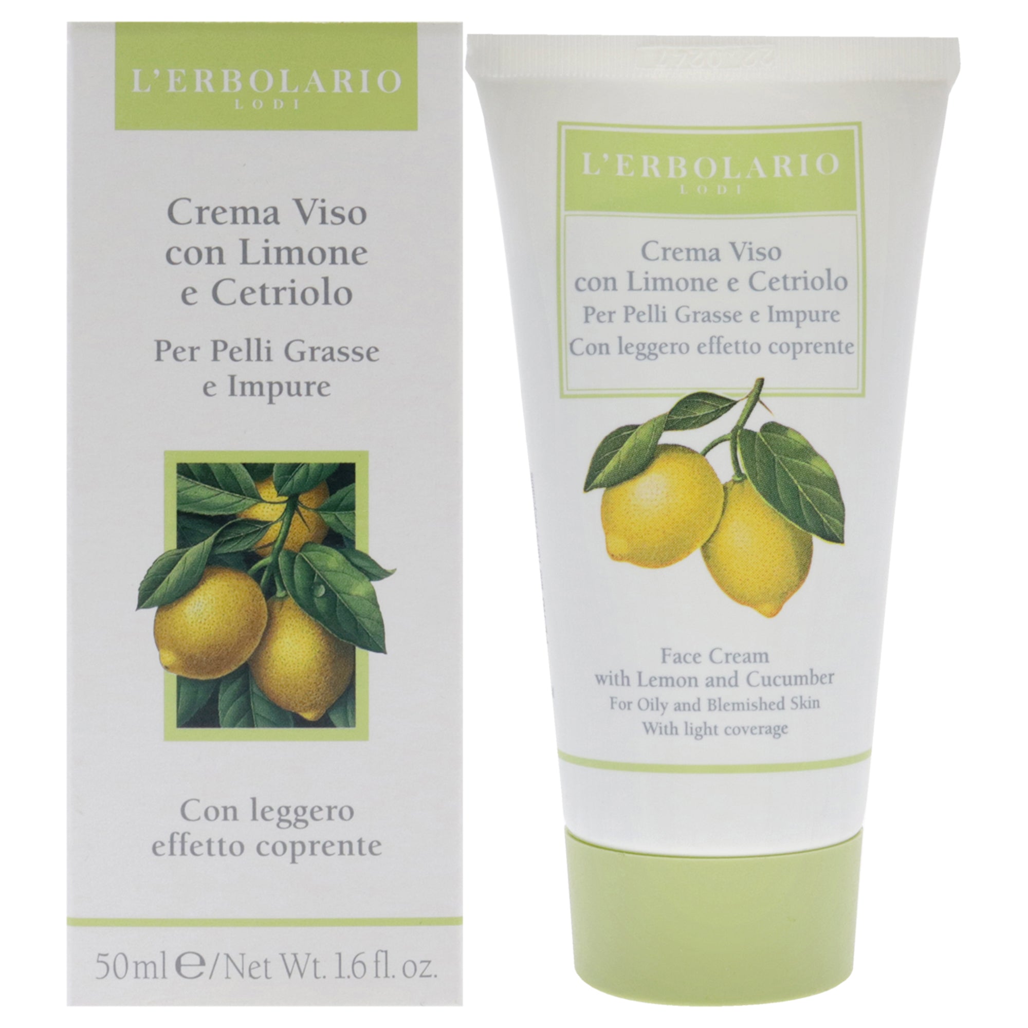 LErbolario Face Cream With Lemon and Cucumber -Thefragrancemart.com