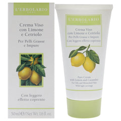 LErbolario Face Cream With Lemon and Cucumber -Thefragrancemart.com