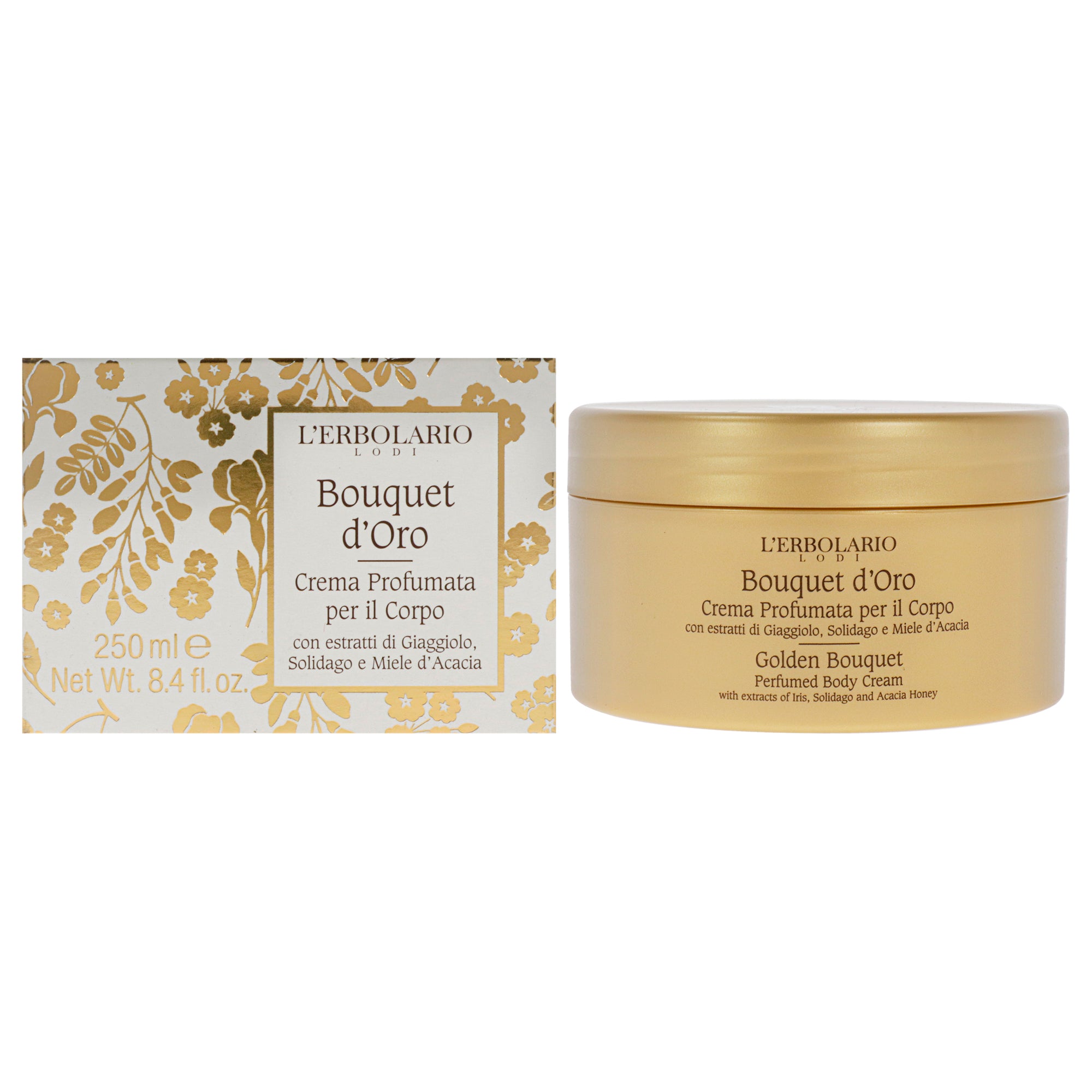 LErbolario Perfumed Body Cream - Golden Bouquet -Thefragrancemart.com