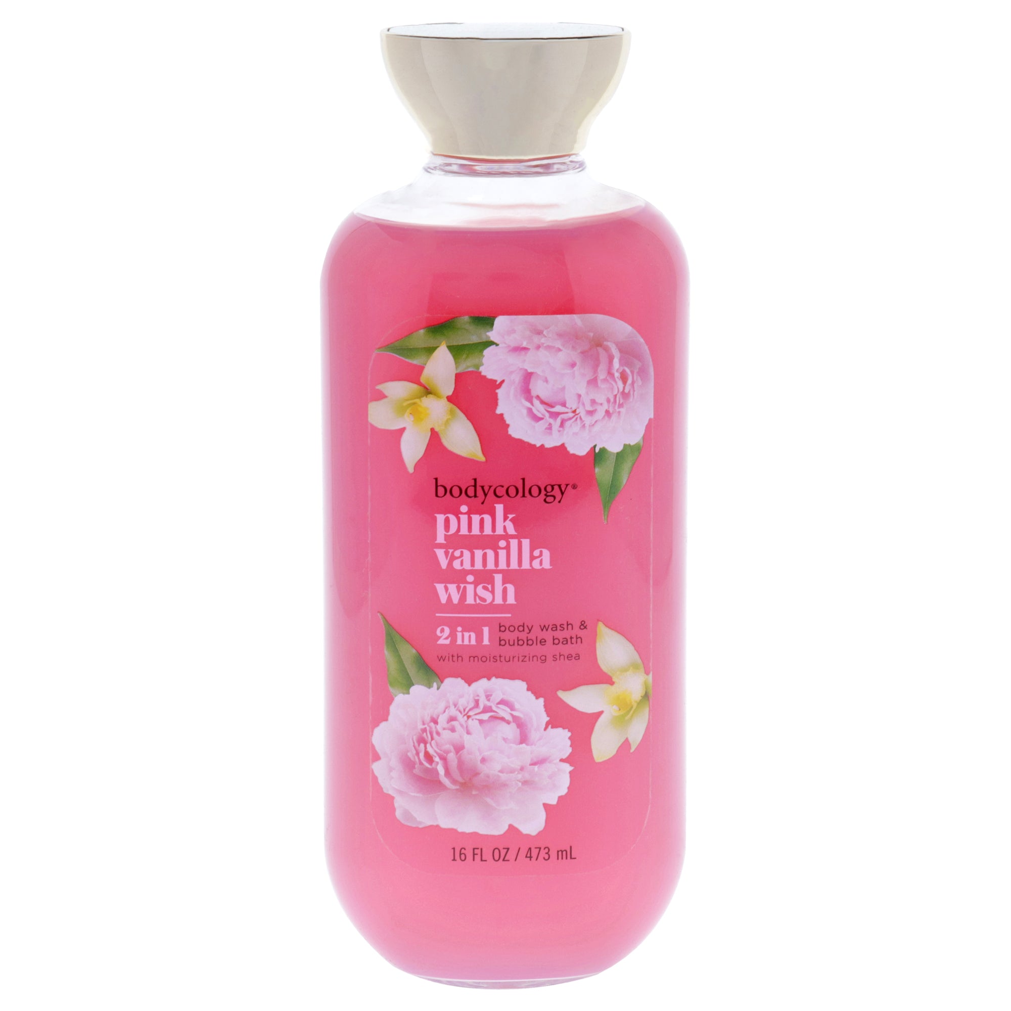 Bodycology 2 in 1 Body Wash and Bubble Bath - Pink Vanilla Wish -Thefragrancemart.com