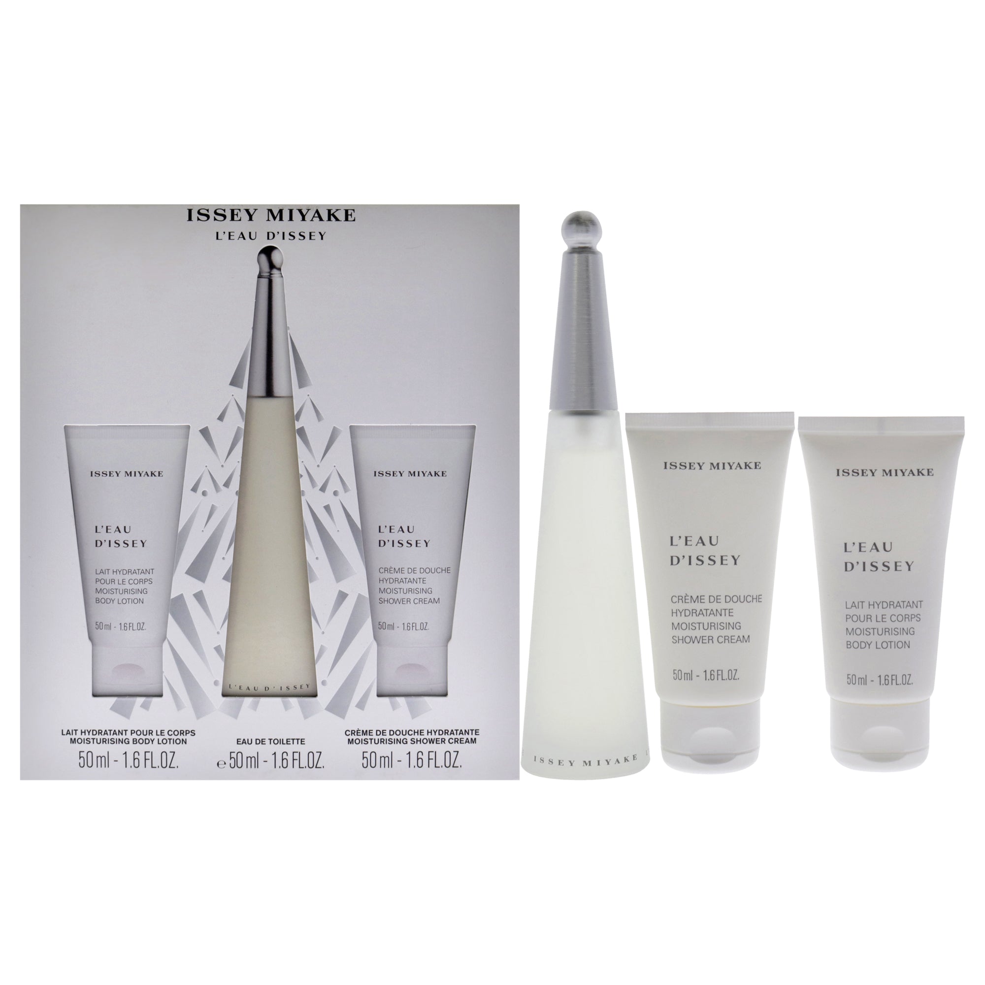 Issey Miyake Leau Dissey 3 Pc Gift Set-Thefragrancemart.com
