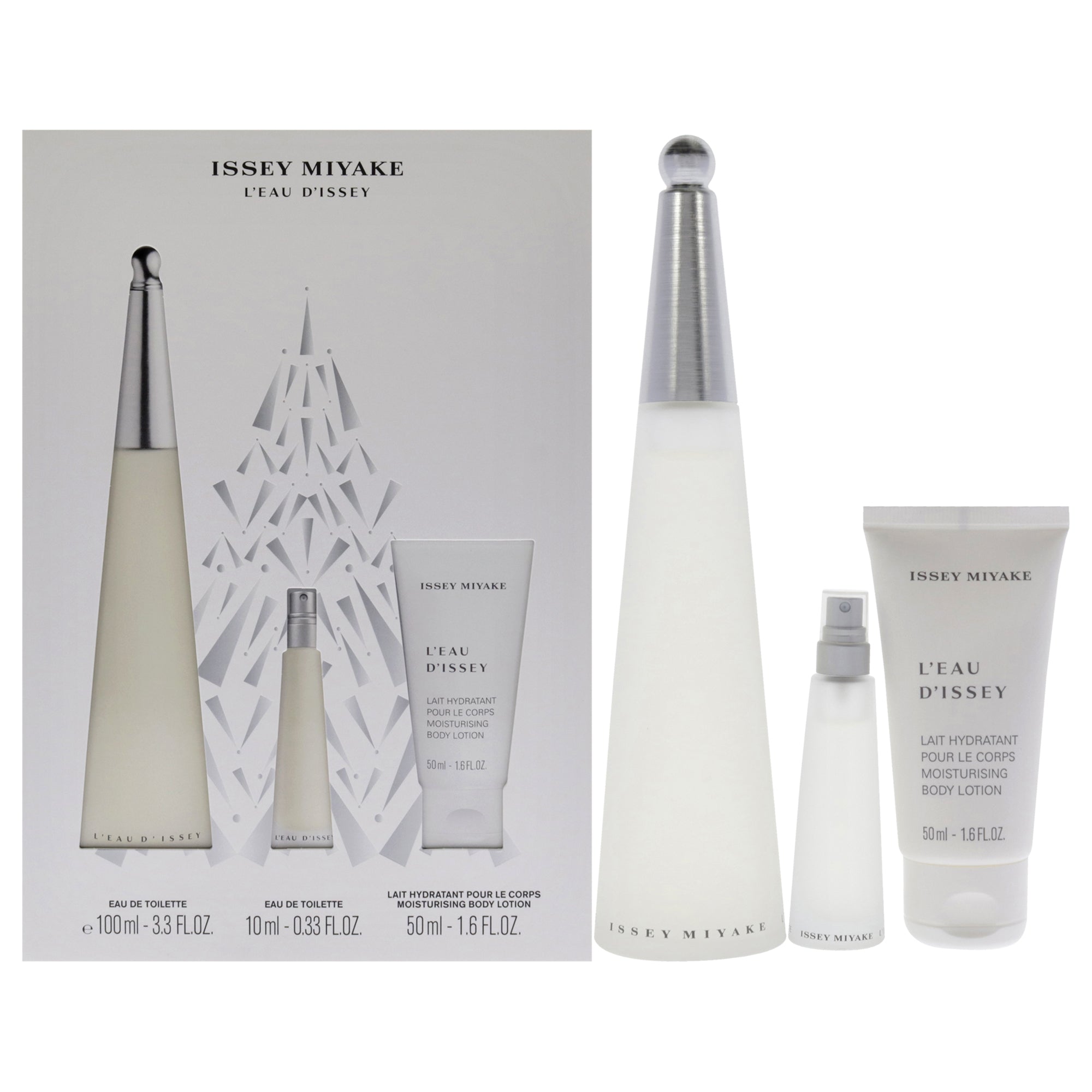 Issey Miyake Leau Dissey 3 Pc Gift Set-Thefragrancemart.com