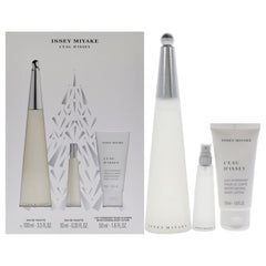 Issey Miyake Leau Dissey 3 Pc Gift Set-Thefragrancemart.com