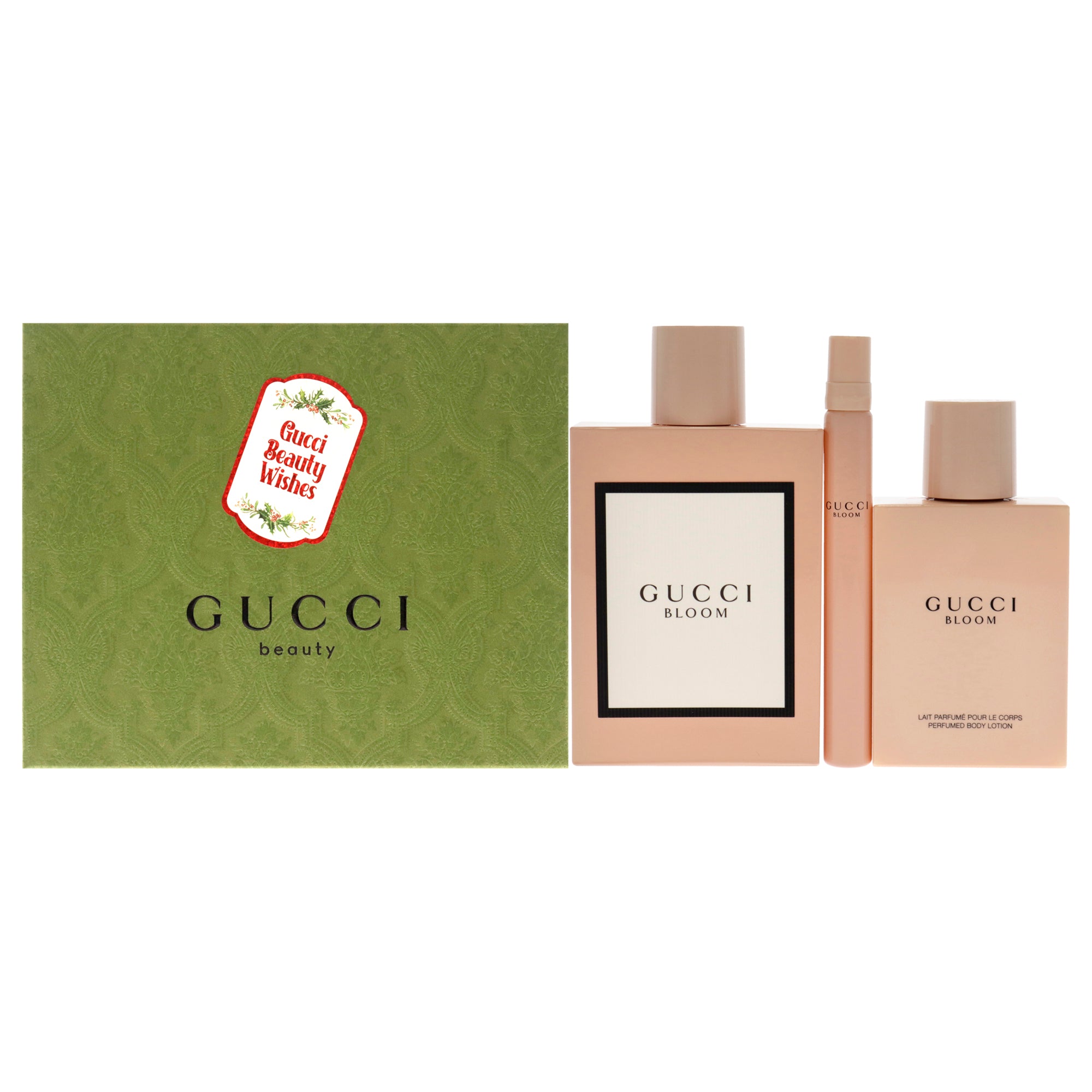 Gucci Bloom 3 Pc Gift Set-Thefragrancemart.com