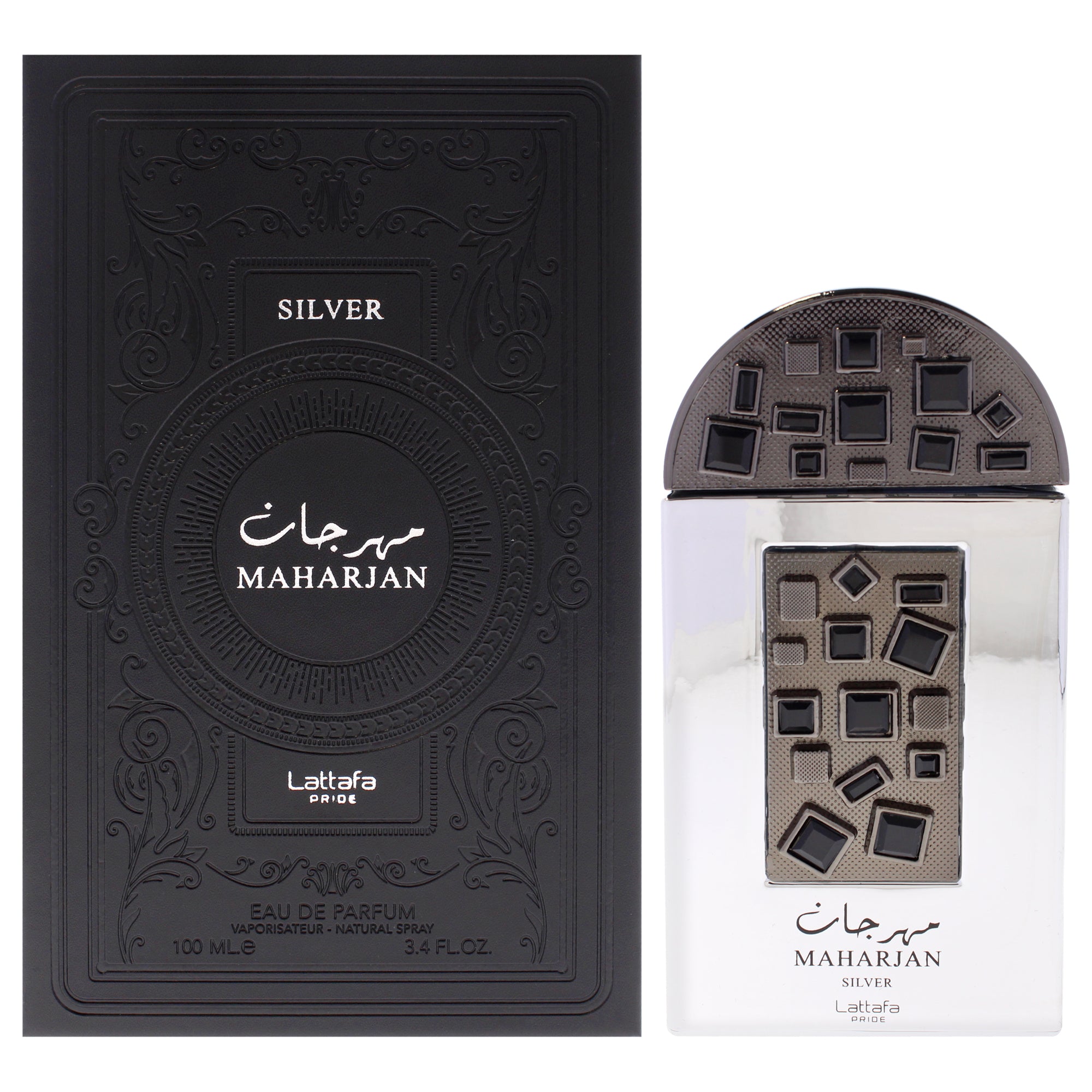 Lattafa Pride Maharjan Silver Eau De Parfum-Thefragrancemart.com