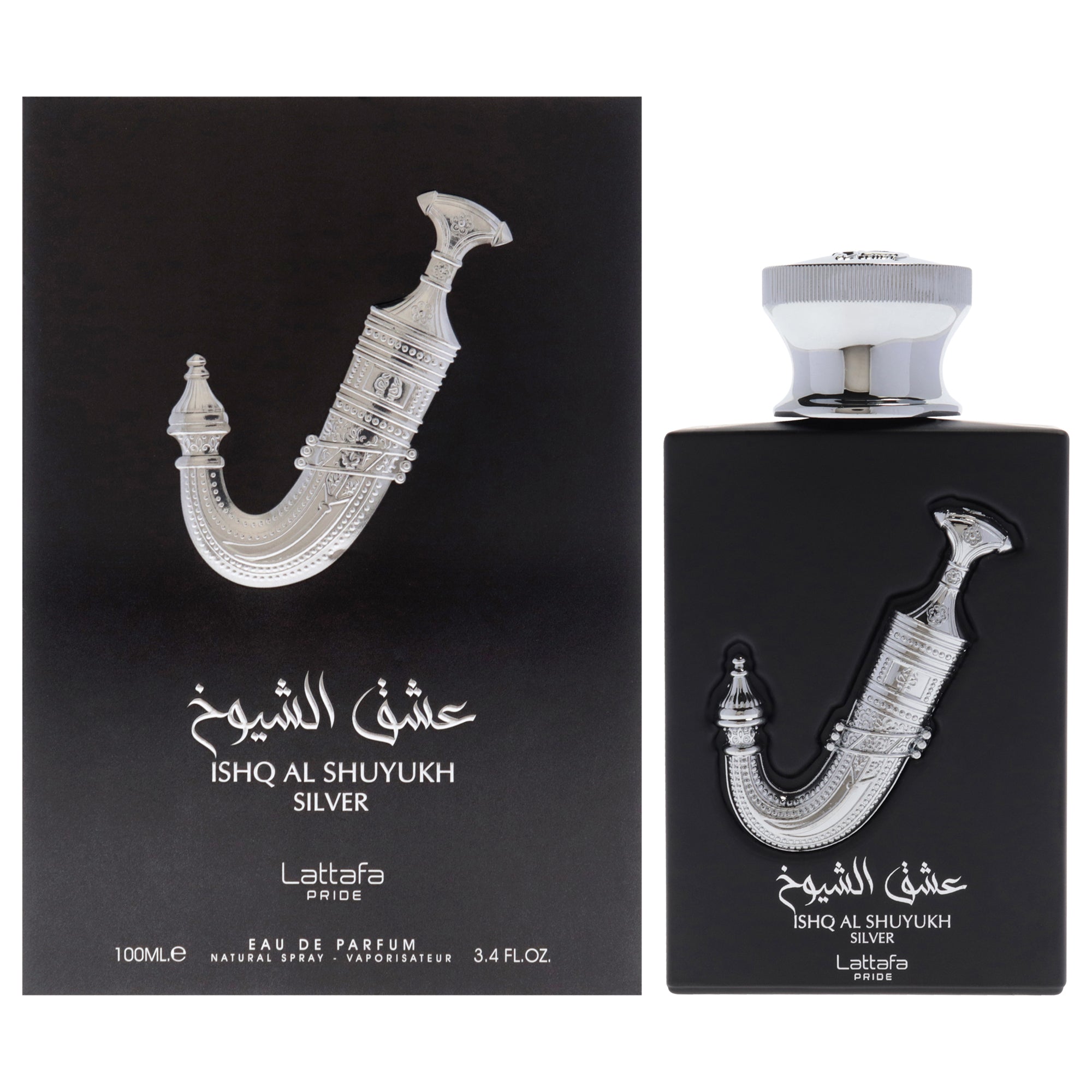 Lattafa Pride Ishq Al Shuyukh Silver Eau De Parfum-Thefragrancemart.com
