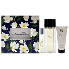 Oscar De La Renta 3 Pc Gift Set-Thefragrancemart.com