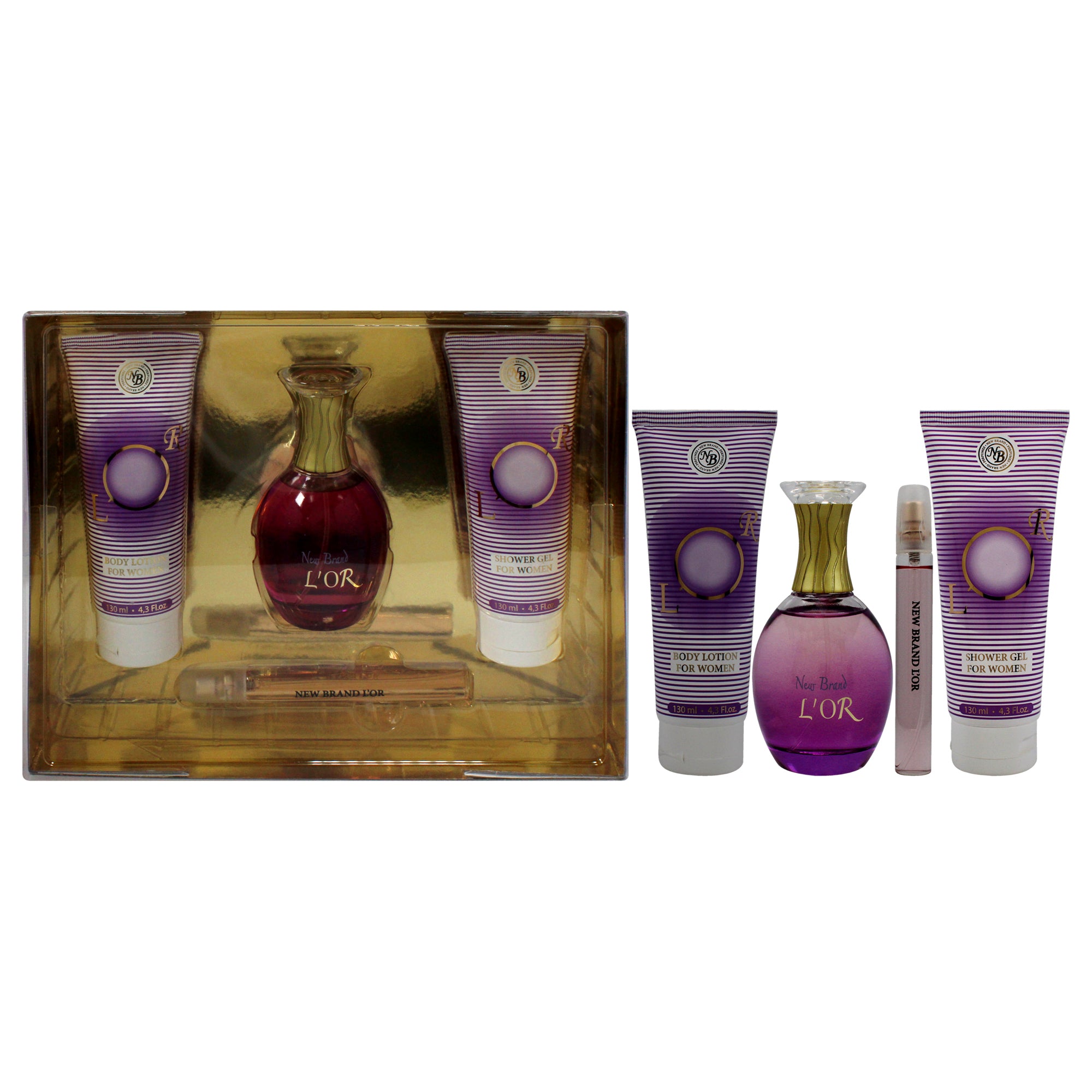 New Brand Lor 4 Pc Gift Set-Thefragrancemart.com